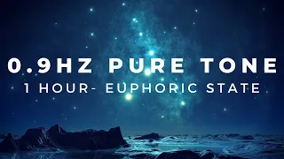 Binaural Beats (0.9hz) Euphoric State ~ 1hr Pure Tone