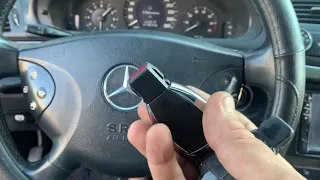 Изготовление ключа Mercedes W211 запрограммировали новый ключ