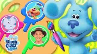 Guess The Missing Color Game #9 w/ Josh & Rainbow Puppy! 🌈 | Blue's Clues & You!