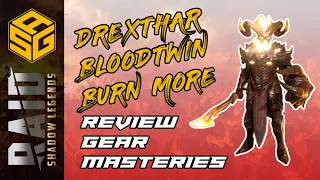 Drexthar Bloodtwin guide | UNM clan boss | Arena | Gear | Masteries | 2020 | RAID: Shadow Legends