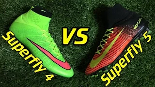 Nike Mercurial Superfly 4 vs Superfly 5 - Comparison + Review