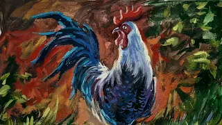 Малюємо півня/Paint rooster