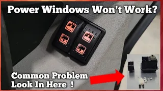 SOLVED: The Secret to Fixing Your Power Window Switch Problems!