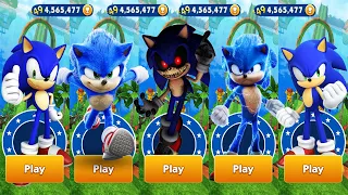 Sonic Dash - Movie Sonic vs Sonic.exe vs Sonic vs All Bosses Zazz Eggman - Gameplay