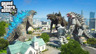 Godzilla Vs Mechagodzilla, Kiryu Mechagodzilla, Zilla 1998 ( GTA V Mods )