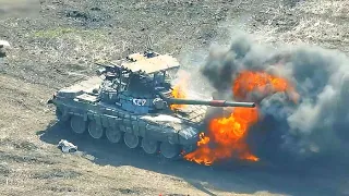 Russian tanks stormed into the town, but something went wrong.