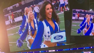 Dallas Cowboys cheerleaders pregame signature dance thunderstruck 9/11/22