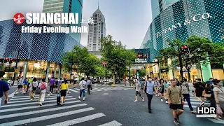 [4K HDR] Friday evening walk in central Shanghai 🚶‍♂️ Tianzifang to Xintiandi 周五晚上在上海市中心散步 田子坊到新天地