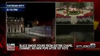 No Pope Selected After First Vote At Sistine Chapel