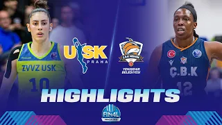 ZVVZ USK Praha v CBK Mersin Yenisehir Bld | Semi-Finals Highlights | EuroLeague Women 2022-23