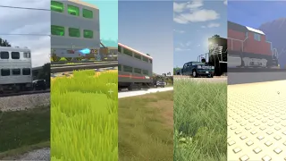 Scrap Mechanic/BeamNG drive/Brick Rigs/Roblox Train vs Car 2