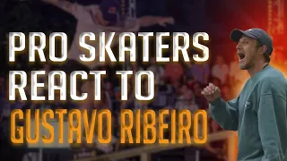 SKATERS MIND BLOWN  BY GUSTAVO RIBEIRO'S SKATEBOARD INSANITY