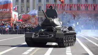 Генеральная репетиция Парада Победы 2018 в Питере