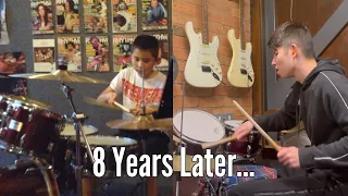 8 YEARS DRUMMING PROGRESS (In 5 Minutes)