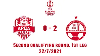 Arda vs H. Beer-Sheva | 0-2 | UEFA Europa Conference League 2021/22 Second qualifying round, 1st leg