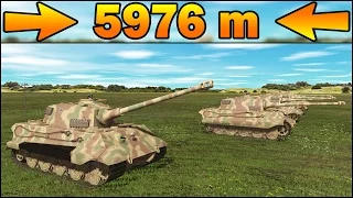 LONGEST TANK KILL SIMULATION (T-34) - 6km (5976m) - Combat Mission Red Thunder