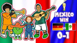 😲MEXICO beat GERMANY😲CHUCKY LOZANO GOAL! (World Cup Parody Goals Highlights)