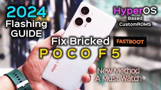 How To Flash CustomROMs on POCO F5 [Guide || HyperOS FW Based]