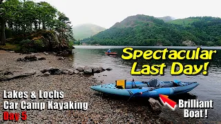 Inflatable Kayaking Car Camping Trip - Ullswater - Aquaglide Cirrus