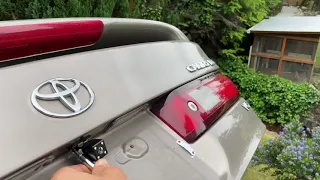 Installing Mirror Dash Cam and Back up Cam on a Toyota Camry