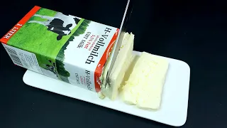 Homemade cheese, no need to go to the store to buy, 5 minutes to make delicious cheese!