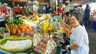 Cambodia Best Street Food Collection! Rice Noodles, Noodle Soup, Spring Roll, Fried Noodles & More