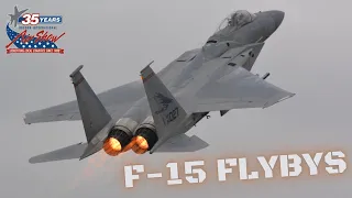 F-15 Eagle Sunday Flybys .. 2023 Oregon Airshow (Hillsboro)