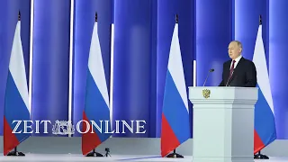 Rede zur Lage der Nation: Wladimir Putin macht westliche Länder für Krieg verantwortlich