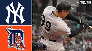 New York Yankees @ Detroit Tigers | Game Highlights | 4/20/22