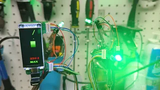 Ghostbusters '84 Ecto Goggles - First test of PCBs, display, and functionality.