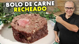 APRENDA A FAZER UM SABOROSO BOLO DE CARNE RECHEADO COM O CHEF TAICO