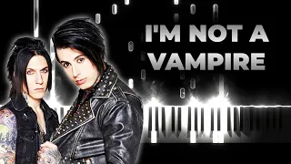 Falling In Reverse - I'm Not A Vampire Revamped | Piano Karaoke Cover