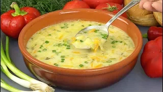 Soup with Pickled Cucumbers with Sour Cream. Soup RECIPE