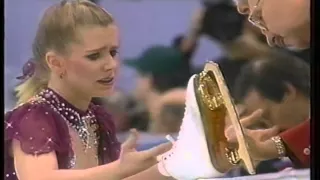 Tonya Harding (USA) - 1994 Lillehammer, Figure Skating, Ladies' Free Skate, 1st Attempt