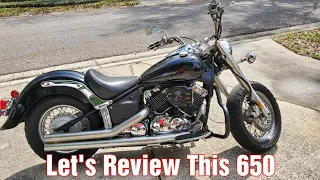 2004 Yamaha V-Star Classic 650 Review Is It A Good Beginners Bike? #doitforrick