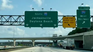 Driving I-95 South through Jacksonville Florida #I95 #jax