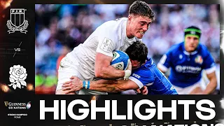 HIGHLIGHTS | ITALY V ENGLAND | 2024 GUINNESS SIX NATIONS