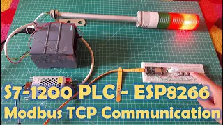 Control PLC Siemens S7-1200 from ESP8266 using Modbus TCP Communication