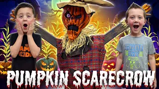 Pumpkin Scarecrow Animatronic | Unbox Setup Halloween Animatronic | HalloweenCostumes