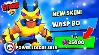 Completing WASP BO🐝  Power League Skin - Brawl Stars