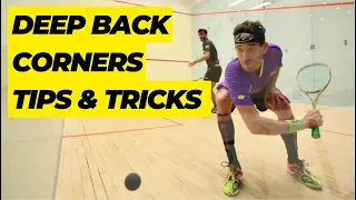 How to play Shots from the Back Corner in Squash! Easy Pro Tips