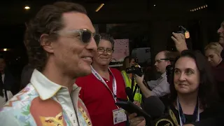 Interview with Matthew McConaughey on the Beach Bum red carpet at SXSW 2019