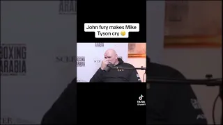 John fury makes mike tyson cry