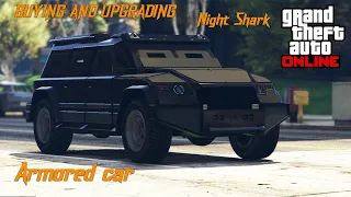 Buying And Upgrading | NIGHTSHARK Armored Vehicles  Customization|GTA Online