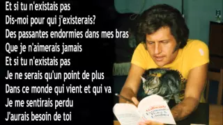 Joe Dassin : Et si tu n'existais pas + Paroles