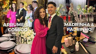 ARRUME-SE COMIGO pro casamento da minha amiga + vlog ✨ FOMOS PADRINHOS DE CASAMENTO