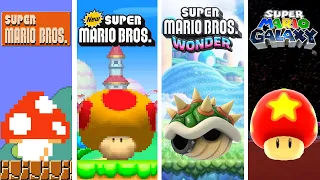 Special Items in some 2D and 3D Mario Games