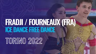 FRADJI / FOURNEAUX (FRA) | Ice Dance Free Dance | Torino 2022 | #JGPFigure