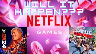 Will We See WWE Video Games On Netflix Games???