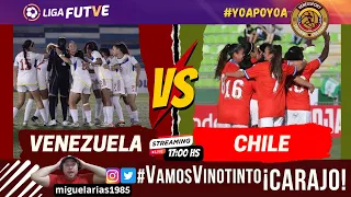 VENEZUELA VS CHILE SUB20 FEMENINO EN VIVO.